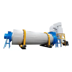 China Fabriek Aangeboden Heavy Duty Drum Roterende Droger Voor Zaagsel Biomassa