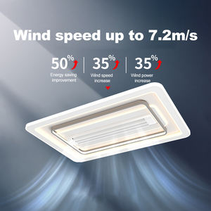 Hot Sale Simple Multi-Function <b>Ceiling</b> Light Living Room Voice Control Smart Bladeless <b>Ceiling</b> <b>Fan</b> with Light - Product Image 6