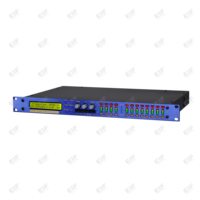 Processeur audio professionnel XTA DP548 4 entrées 8 sorties, égaliseur dynamique FIR à trois étapes pour système d'équipement sonore de scène XTA DP448