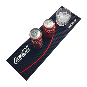 Durable Easy Clean Silicone <b>Bar</b> <b>Runner</b> Custom Brand Logo Design Non Slip Raised Dot Rubber <b>Bar</b> <b>Runner</b> - Product Image 3