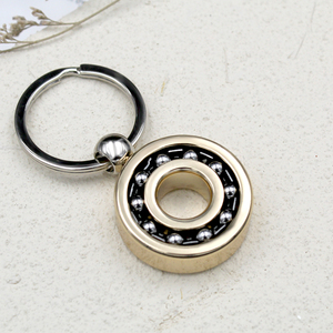 Bán Buôn Phổ Biến Tùy Chỉnh Giá Rẻ Kim Loại Keyring Cá Nhân Thiết Kế Tùy Chỉnh 3D Vòng Bi Kim Loại Tùy Chỉnh Keychain - Product Image 3