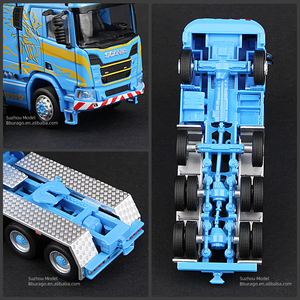 Massdi 1/64 Scania R650 <span class=keywords><strong>remorque</strong></span> à plat alliage modèle de <span class=keywords><strong>voiture</strong></span> moulé sous pression coffre camion véhicule <span class=keywords><strong>voiture</strong></span> Collection jouet - Product Image 5