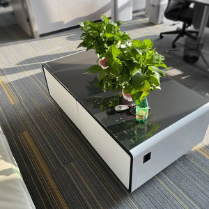 Mini <span class=keywords><strong>Bar</strong></span> Inteligente Primst, Refrigerador Inteligente para Sala de Estar, <span class=keywords><strong>Mesa</strong></span> de Centro Inteligente con Carga Inalámbrica, Puerto USB y Tipo-C - Product Image 2