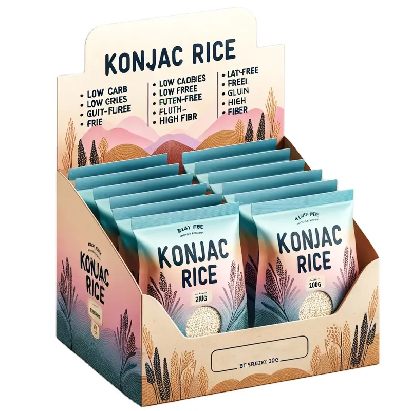 Zero Calorie Diet Food Konjak Rice Konjac Amorphophallus Rice Sugar Free