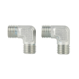 Raccord hydraulique à angle droit 90 degrés Yonghua, connecteur en acier inoxydable de 1 pouce - Product Image 3