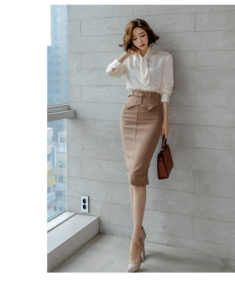 Korean Dresses Skirt and Blouse High Quality Fashion