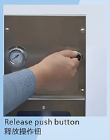 Petite machine de remplissage d'aérosols pneumatique manuelle avec PLC et moteur pour applications chimiques, haute productivité, économie d'énergie
