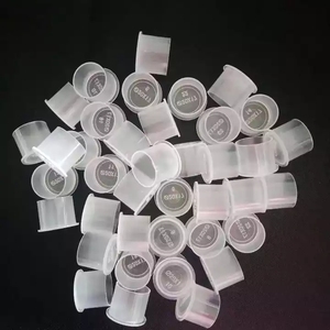 1000pcs 17mmx15mm Disposable PP Tattoo Ink Cups Flat Bottom Pigment <b>Holder</b> for Permanent <b>Makeup</b> Accessories - Product Image 5