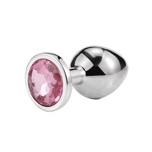 Masseur anal moyen coloré en métal diamanté pour femmes, hommes, gays – Jouet érotique pour adultes – Article de sex-shop - Product Image 2