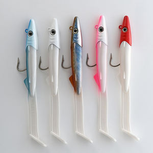 Leurre souple artificiel en PVC VMC de haute qualité, 12 cm, 26 g, 2 pièces/sac, style queue en T, pour la pêche en mer, matériel de pêche - Product Image 1