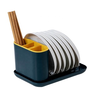 Escurridor de <span class=keywords><strong>platos</strong></span> de cocina, <span class=keywords><strong>estante</strong></span> de secado, <span class=keywords><strong>platos</strong></span> y palillos, cuenco de drenaje, estantes de cubiertos escandinavos, organizador de <span class=keywords><strong>platos</strong></span> - Product Image 1