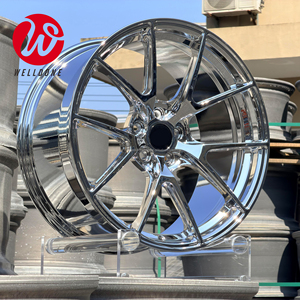 Rines Forjados Cóncavos Profundos WELLDONE 5x112 5x114.3 5x120 Cromados de 18 19 20 21 22 23 24 Pulgadas para <span class=keywords><strong>BMW</strong></span> F30 E90 E60 F10 E46 E36 - Product Image 2
