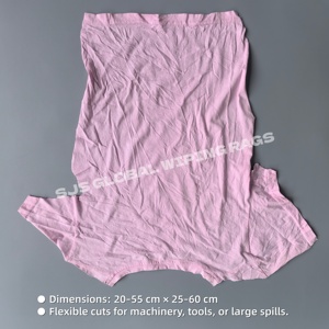 Trapos de Algodón de Colores Mezclados, Resistentes, para Mecánicos, Trapos Industriales para Limpieza - Product Image 3