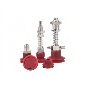 Ventouse en silicone Bulb Vac DK avec tampon éponge pour la manipulation des préformes de bouteilles, résistante aux hautes températures - Product Image 1