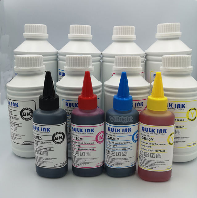 C820 Refill Ink Bulk Ink High Quality Compatible Universal Dye Water Based Ink for CANON Ip7240 Printer