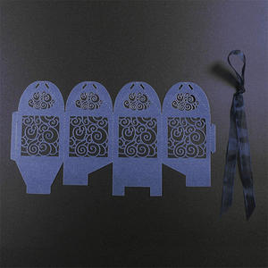 กล่องของชำร่วยงานแต่งงานแบบตัดเลเซอร์ 50 ชิ้นต่อแพ็ค กล่องของขวัญเล็กๆ สำหรับงานแต่งงาน งานเลี้ยงฉลองทารก งานวันเกิด - Product Image 4