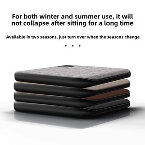 Cojín para silla de mesa de comedor de oficina de doble uso, cojín de espuma viscoelástica para verano e invierno, cojines lumbares para estudiantes, cojines de asiento - Product Image 2