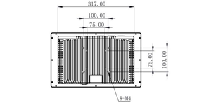 13.3 'wall-Mount/máy tính để bàn bảng điều khiển công nghiệp <span class=keywords><strong>PC</strong></span> không quạt nhôm tất cả-trong-một máy tính với Multi-OS hỗ trợ cho tự động hóa nhà máy - Product Image 6