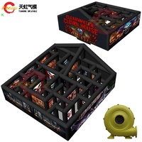 Château gonflable de labyrinthe de maison hantée d'Halloween de 8x8m nouveau design avec expédition rapide et souffleur d'air