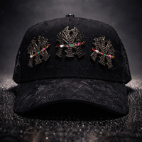 Gorra de Béisbol de Puerto Rico 2026 de Gamuza con 5 Paneles, Logotipo Bordado en 3D, Calidad G5, Personalizada, Original, OEM ODM, Gorras Rico