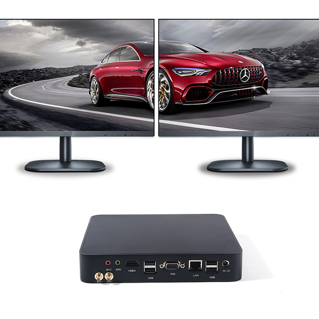 2026 New Mini PC AMD E1 12-Core Processor 16GB DDR4 RAM GDDR4 Video Memory Educational Use SSD+HDD Storage 5-Year Warranty
