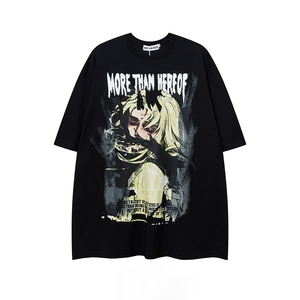 Clothing Manufacturer Custom Graphic Contrast T <b>Shirts</b> Printed 2026 <b>Men's</b> Silk Screen Printing T-<b>shirt</b> <b>Men</b> Casual Tshirts - Product Image 1