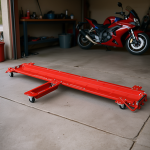 รถเข็นมอเตอร์ไซค์เหล็ก ขนาด 200x120x15 ซม. รับน้ำหนักได้ 1250 ปอนด์ สำหรับการขนส่ง - Product Image 2