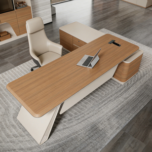 New <strong>Minimal</strong> Boss <strong>Desk</strong> Business Executive Work Table Silent Storage Cabinet Password Lock Drawer Durable <strong>Desk</strong> for Company Leaders - Product Image 2