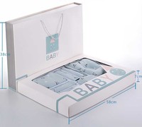 Ensemble de vêtements pour nouveau-né de 22 pièces, emballage en boîte cadeau, vêtements matelassés doux pour bébés garçons et filles