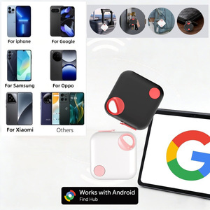 Pencari Kunci Pintar Dual BLE 5.4 Tipe-C Isi Ulang Bersertifikasi MFi Google untuk IOS Android, Pelacak Posisi untuk Perawatan Lansia