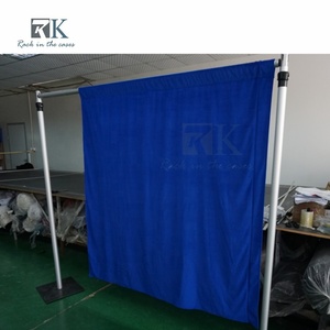 Easy install Pipe Kit and Drape Aluminum Standing Curtain System Wedding Backdrop Trade Show Photo Booth - Product Image 3
