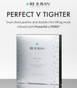REJURAN Perfect V Tighter Dual Sheet Mask C PDRN Purecolla, mascarilla facial para levantar y reafirmar la línea de la mandíbula, antienvejecimiento, cuidado de la piel coreano, 4 unidades. - Product Image 2