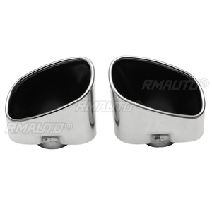 ปลายท่อไอเสียคู่โครเมียม สแตนเลส สำหรับ BMW X5 E70 ปี 2008 2009 2010 2011 2012 2013 อุปกรณ์ตกแต่งรถยนต์ - Product Image 5