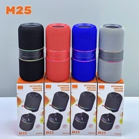 NOUVEAU M25 Enceintes sans fil DJ deux-en-un pour extérieur, 10W, Bluetooth, alimentation par batterie, LED, karaoké à domicile, lecteur audio portable