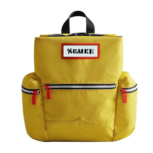 Modern Minimalist <b>Backpack</b> 14 Inch <b>Large</b> Capacity Unisex Student <b>Backpack</b> with Interior Zipper Pocket Soft Handle Arcuate - Product Image 2