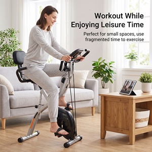 Riemengetriebenes Magnetwiderstands-Heimtrainer mit Bildschirm für Indoor-Training - Product Image 1