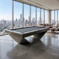 Table de billard en bois de chêne massif, vente en gros d'usine, sur mesure, 7/8/9 pieds, table de billard professionnelle de qualité tournoi pour bar et club