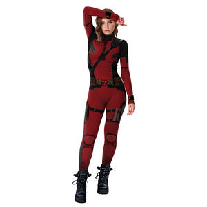 Disfraz <span class=keywords><strong>de</strong></span> Deadpool y Wolverine Éxito del 2024 para Halloween Espectáculo Escénico Mono Ajustado Mallas - Product Image 1