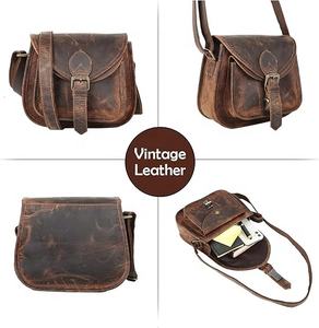 Haute qualité Vintage mode Hippe cuir bandoulière sac à bandoulière fermeture à glissière unique voyage cartable sac à main pour les femmes - Product Image 3