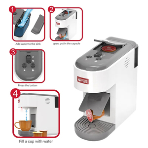 2025 nouveauté cuisine jouets <span class=keywords><strong>Machine</strong></span> à café semblant jouer enfants cafetière jouet appareils de cuisine ensemble pour enfants - Product Image 4
