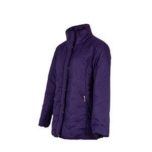 Caldo di vendita di Design moderno di moda al di fuori del cappotto invernale termico viola delle donne - Product Image 4