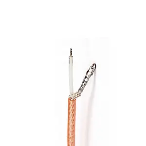 50 Ohms Coaxial Cable RFVOTON RG178 RF Communication Semi-flexible Coaxial Cable 50 Ohms FEP Jacket