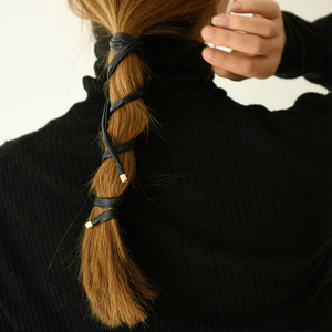 Coletero de cuero PU para el Festival Qixi (Día de San Valentín chino), estilo coreano, coletero suave y elegante, estilo Mori girl, súper bonito - Product Image 2