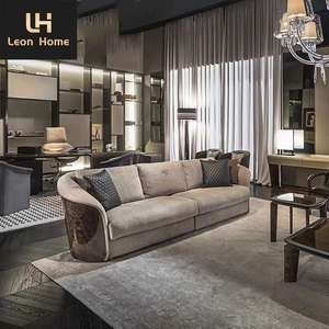 Divani <span class=keywords><strong>di</strong></span> Ultima Generazione <span class=keywords><strong>per</strong></span> Soggiorno, <span class=keywords><strong>Arredamento</strong></span> <span class=keywords><strong>di</strong></span> <span class=keywords><strong>Lusso</strong></span>, Divano Angolare in Tessuto Nabuk e Pelle - Product Image 3