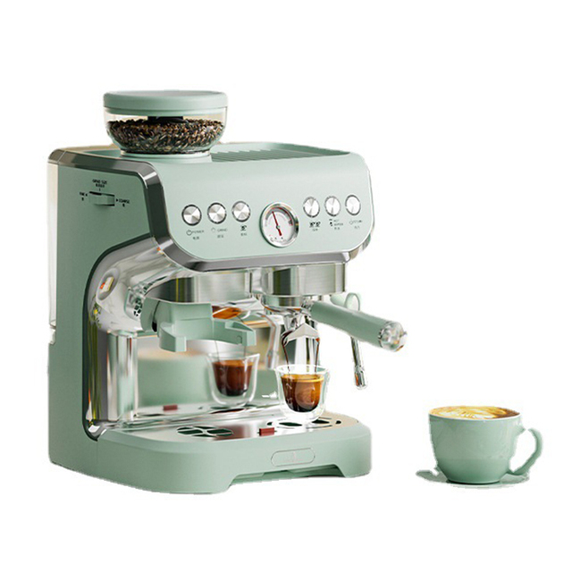 Household Automatic Commercial 3 in 1 Espresso Coffee Maker Machine with Double Boiler