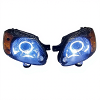 Phares LED complets personnalisés pour Hyundai Accent 2003 2004 2005, lentilles de projecteur bi-xénon, lampes avant avec DRL