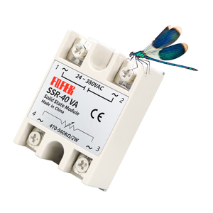 อุปกรณ์อิเล็กทรอนิกส์อัจฉริยะ <span class=keywords><strong>SSR</strong></span> <span class=keywords><strong>SSR</strong></span>-10VA10A 25VA 40VA60VA 80VA 100VA โซลิดสเตตรีเลย์ควบคุมแรงดันไฟฟ้า - Product Image 4