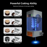 Livraison Gratuite K1 PRO 40W 4040 Machine de Gravure Laser Diode Métal CNC pour Découpe Bois, Verre, Céramique et Gobelets