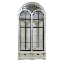 Armoire à vin en bois massif de luxe avec étagères réglables et design moderne pour bar à domicile et rangement dans le salon