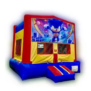 New design commercial moonwalk jumper bouncer bouncy jump castle inflatable bounce house for kid party combo